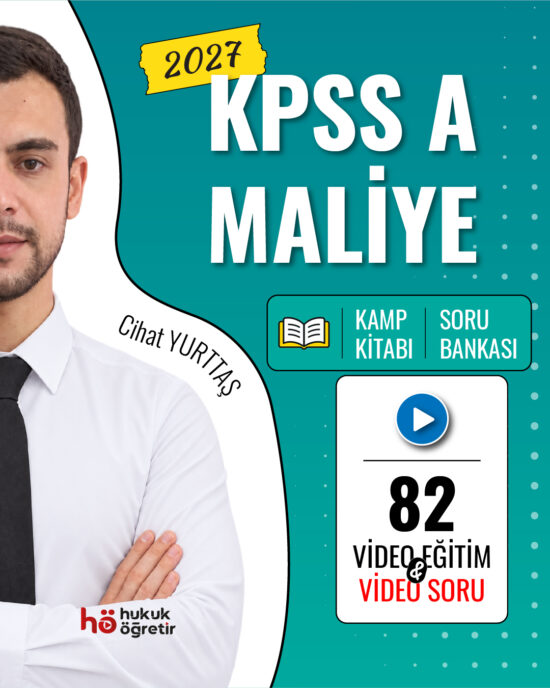 Maliye Video Eğitim + Video Soru +  Kitaplar Seti