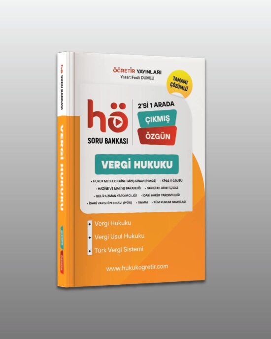 Vergi Hukuku | Çıkmış & Özgün Soru Bankası