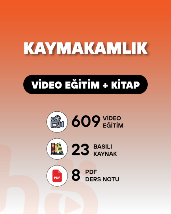 Kaymakamlık | Video Eğitim + Kitap Seti