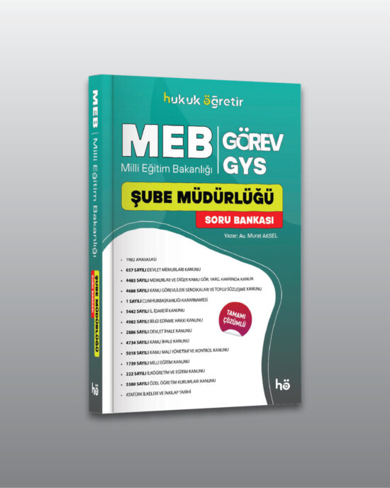 MEB Görev GYS 2026 – Soru Bankası - Şube Müdürlüğü Görevde Yükselme