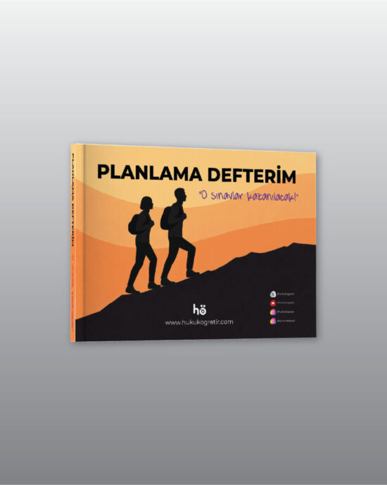Planlama Defterim | Sarı
