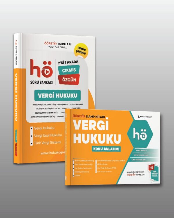 Vergi Hukuku | Konu Anlatımı & Soru Bankası Seti