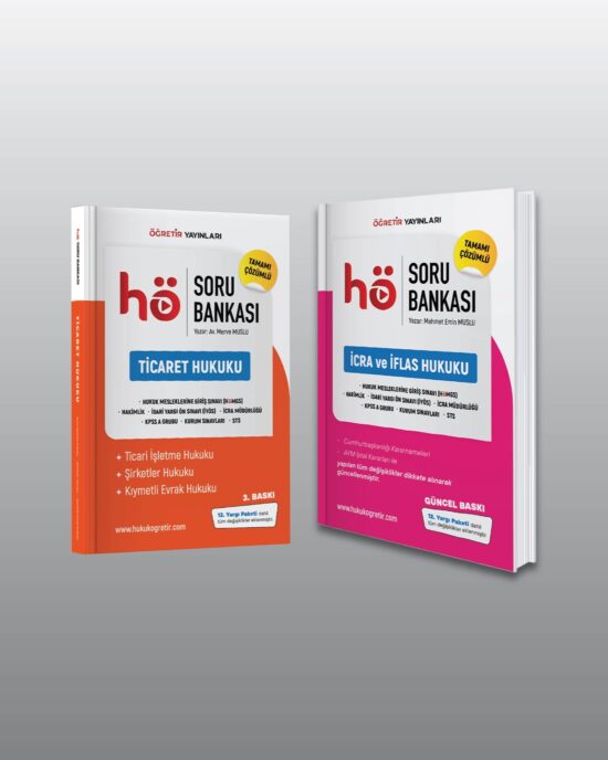 Ticaret - İcra ve İflas Hukuku | Soru Bankası Seti