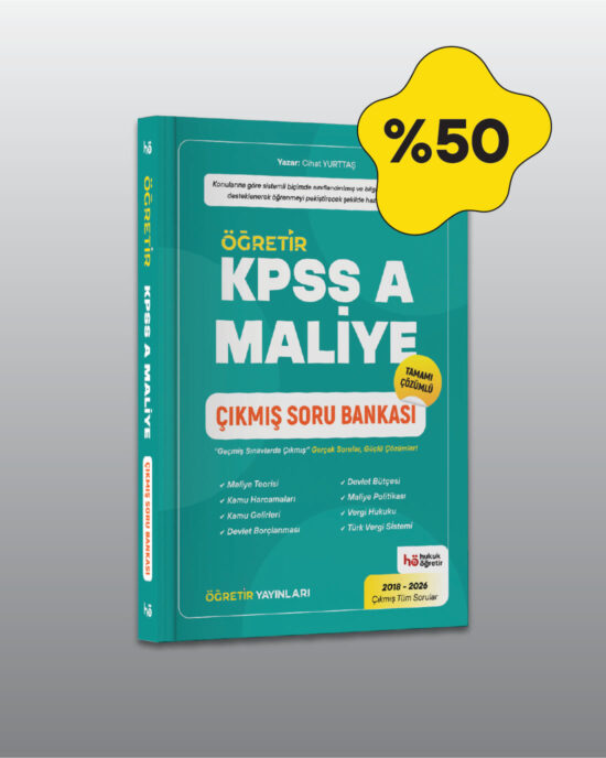 KPSS A Maliye | Çıkmış Soru Bankası