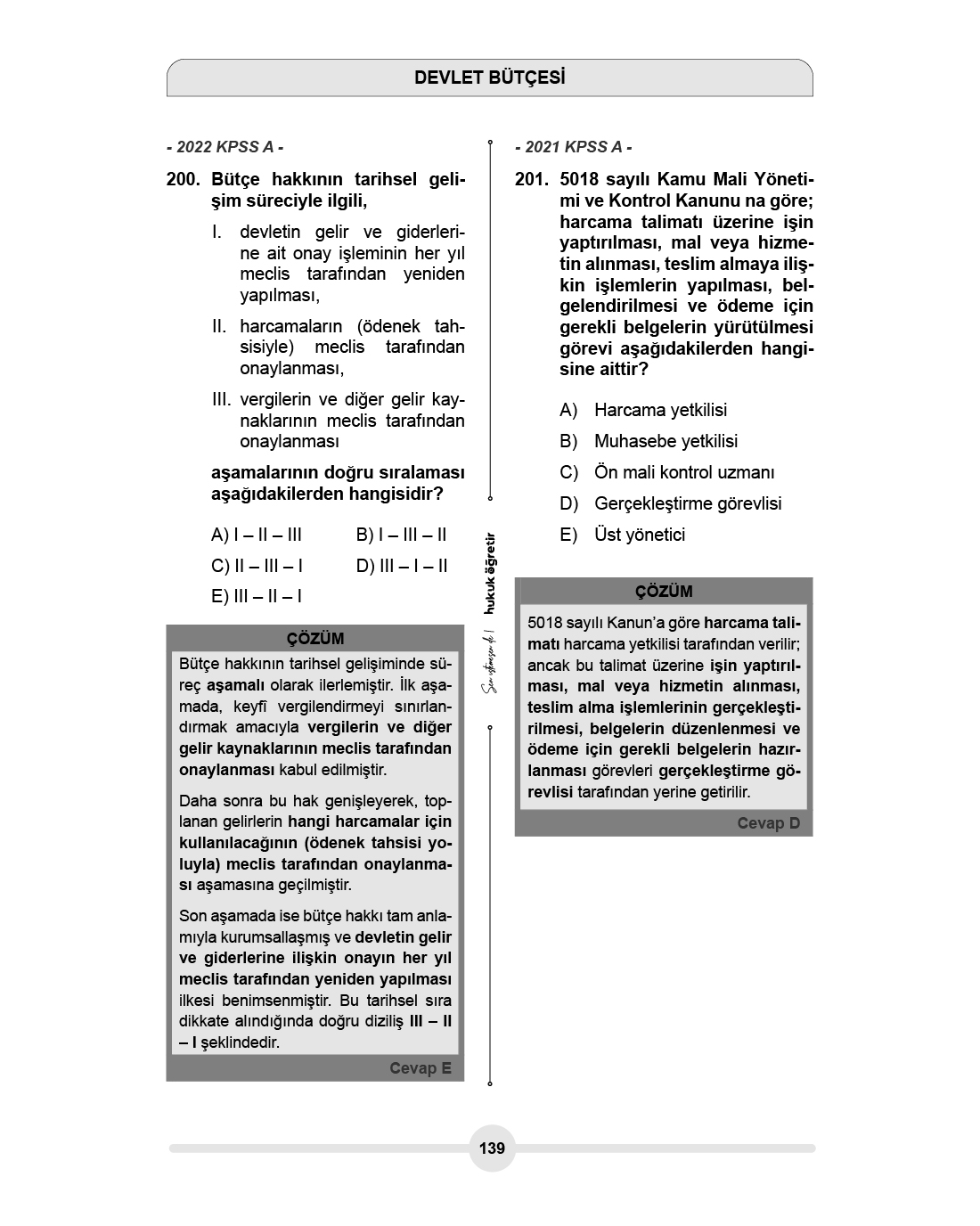 KPSS A Maliye | Çıkmış Soru Bankası - Görsel 5