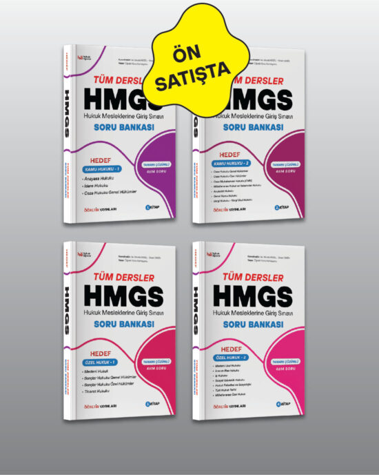 HMGS | 4 CİLT TAM KAPSAM SORU BANKASI SETİ
