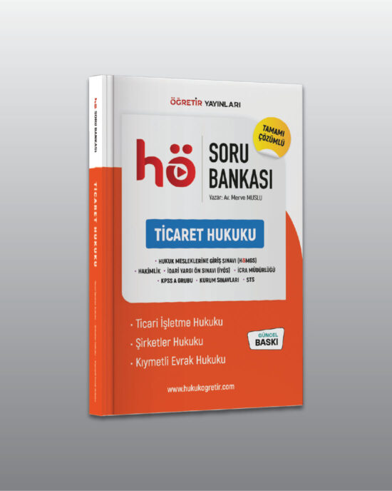 Ticaret Hukuku | Soru Bankası