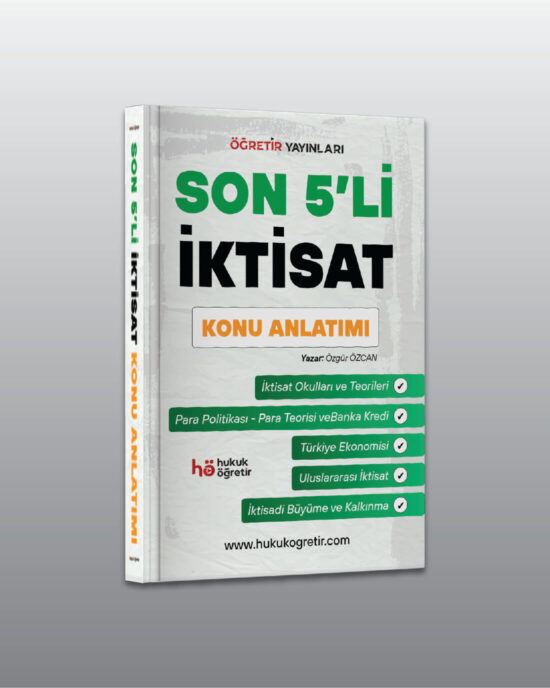 Son 5'li İktisat | Konu Anlatımı