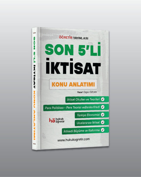Son 5'li İktisat | Konu Anlatımı