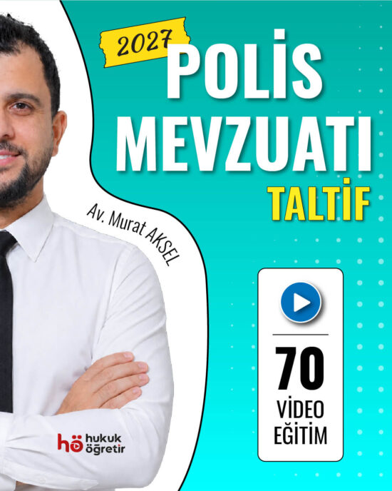 Taltif Polis Mevzuatı | Soru Odaklı Konu Anlatımı