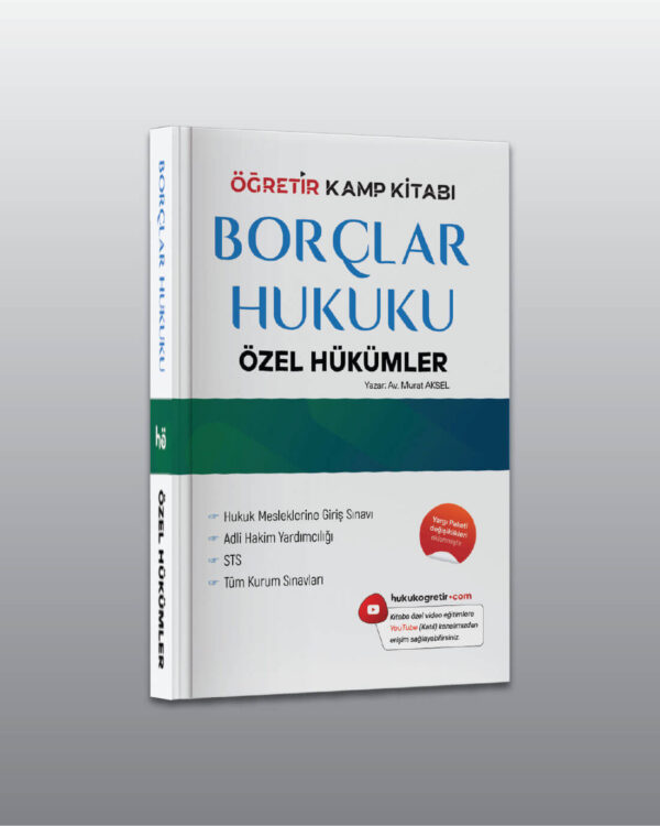 Borçlar Hukuku Özel Hükümler