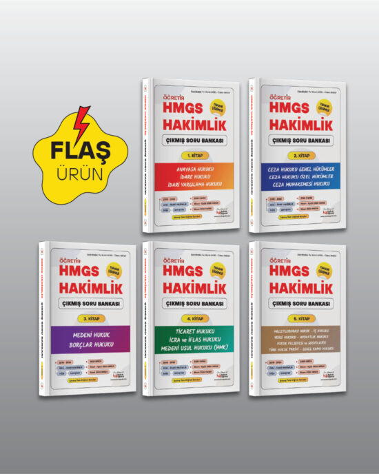 HMGS – Hakimlik (5 Cilt) Çıkmış Soru Paketi