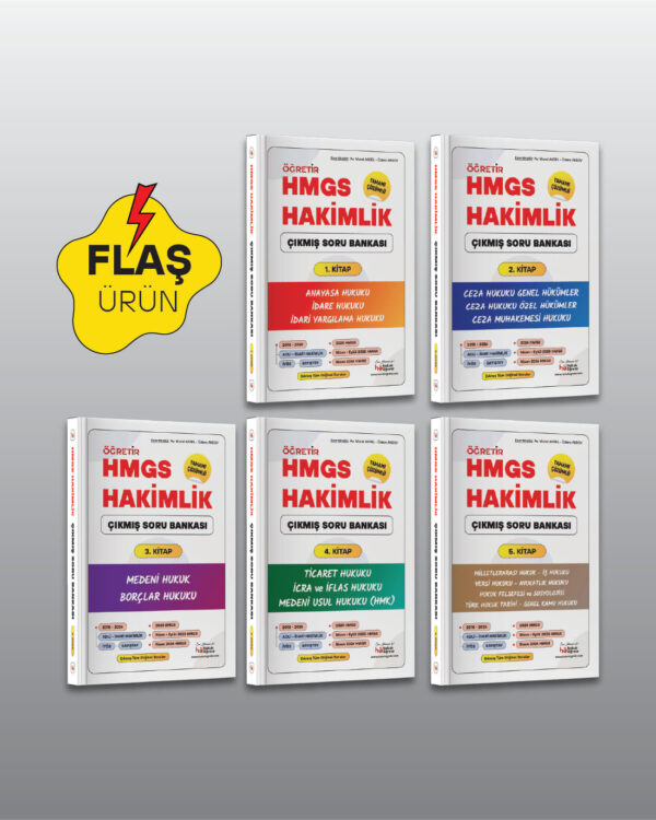 HMGS – Hakimlik (5 Cilt) Çıkmış Soru Paketi