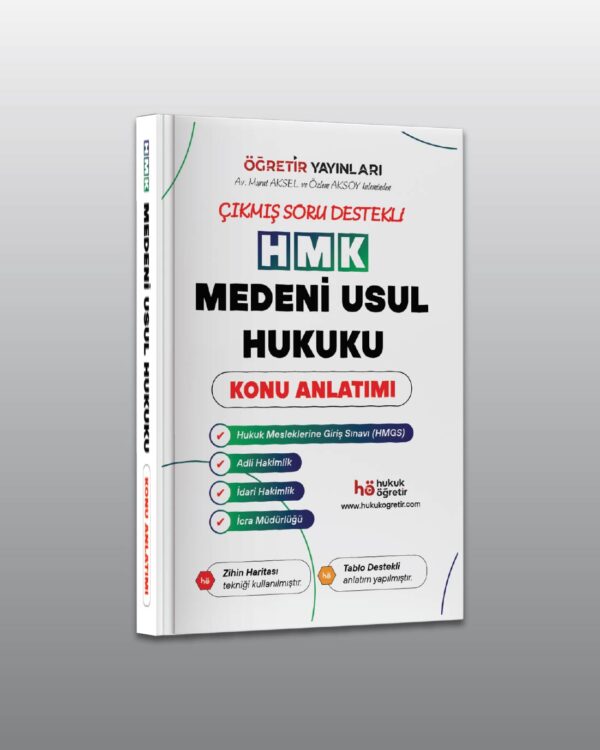 Medeni Usul Hukuku (HMK) Çıkmış Soru Destekli Konu Anlatımlı Kamp Kitabı