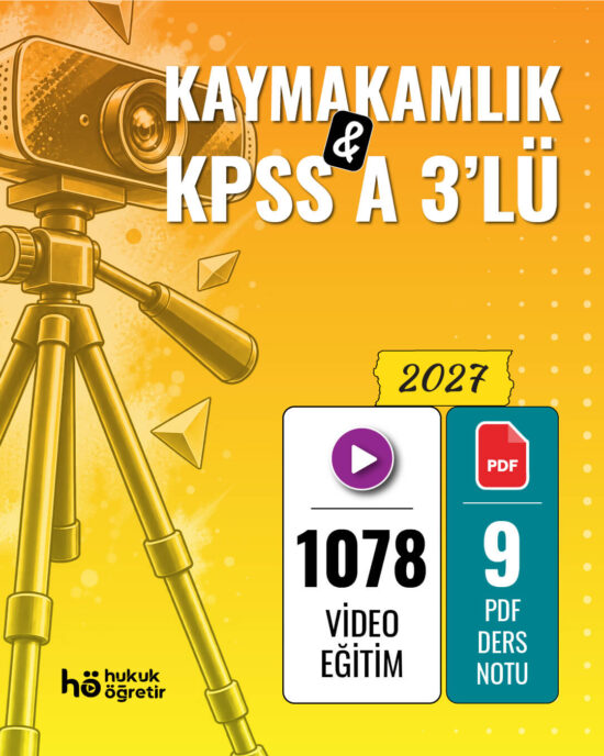 Kaymakamlık + KPSS 2026 | Video Eğitim