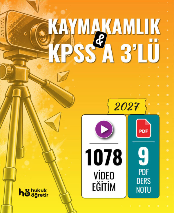 Kaymakamlık + KPSS 2026 | Video Eğitim