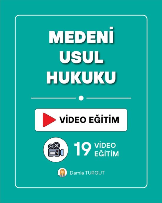 Medeni Usul Hukuku (HMK) | Video Eğitim