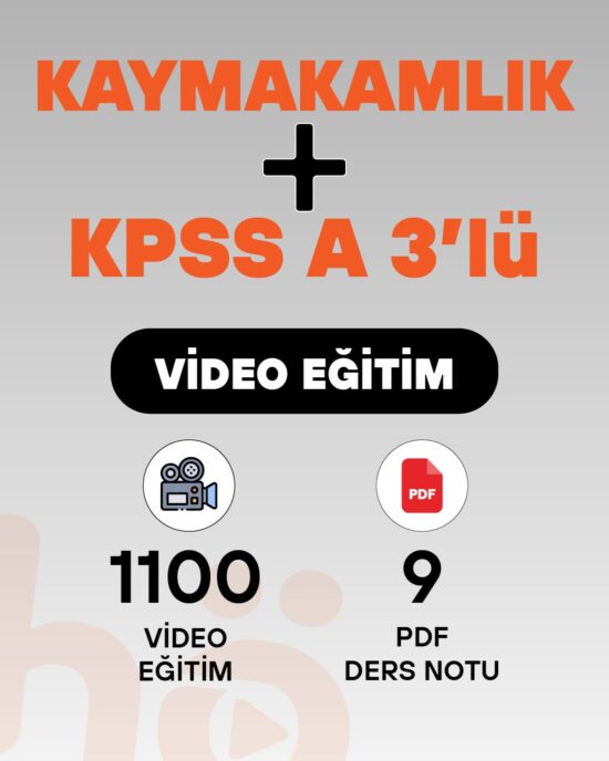 Kaymakamlık + KPSS 2026 | Video Eğitim