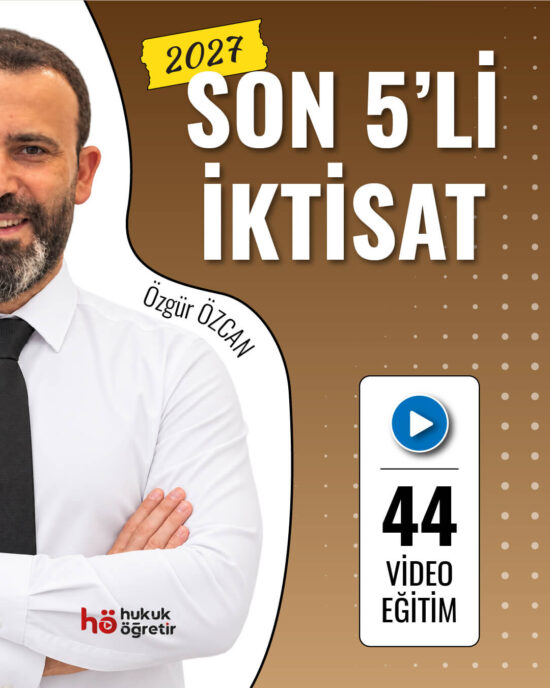 İktisat Son 5'li - Video Eğitim