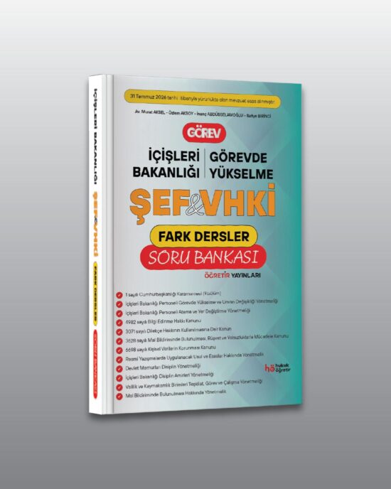 İçişleri GYS – ŞEF & VHKİ – Fark Dersler Soru Bankası