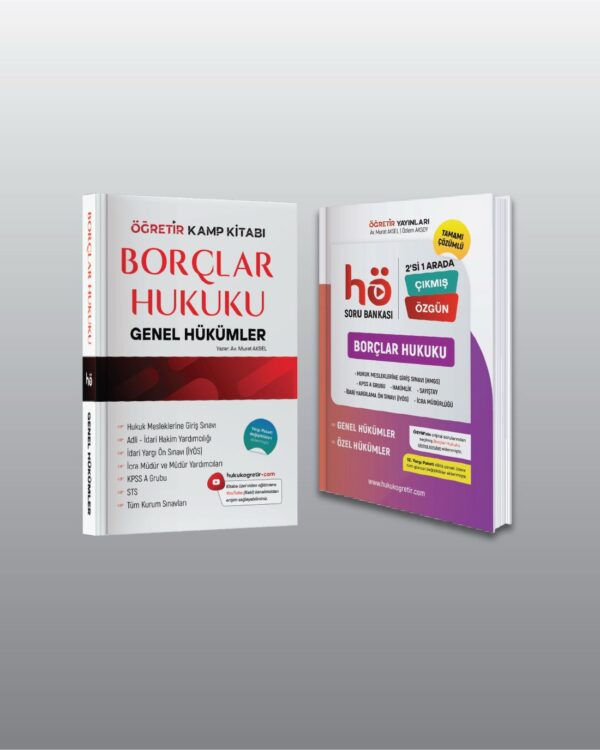 Borçlar Hukuku Genel Kamp Kitabı – Borçlar Hukuku Soru Bankası Seti