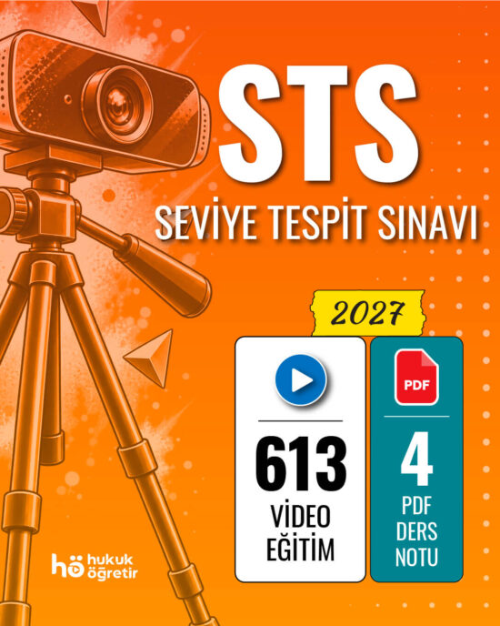 Seviye Tespit Sınavı (STS) – Hukuk Grubu - Video Eğitim Seti
