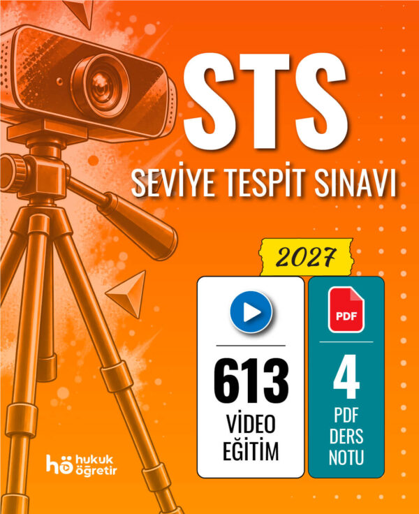 Seviye Tespit Sınavı (STS) – Hukuk Grubu - Video Eğitim Seti