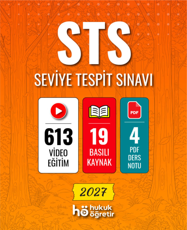 Seviye Tespit Sınavı (STS) – Hukuk Grubu Eğitim Seti